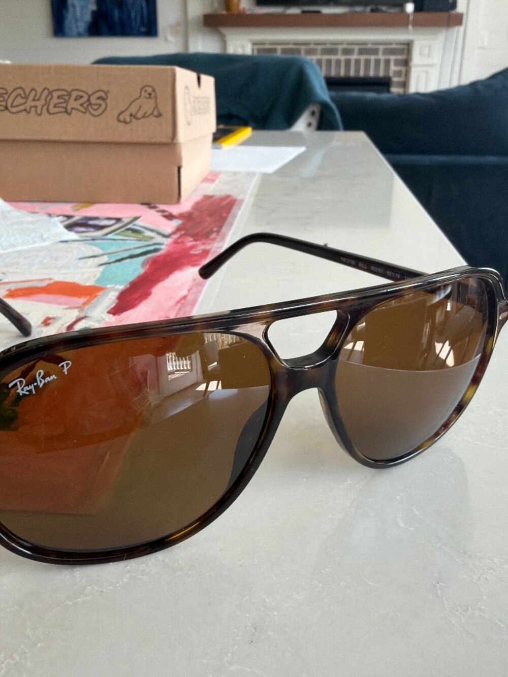 Ray-Ban Bill RB2198 902/57 Polarized Tortoise Brown 60mm